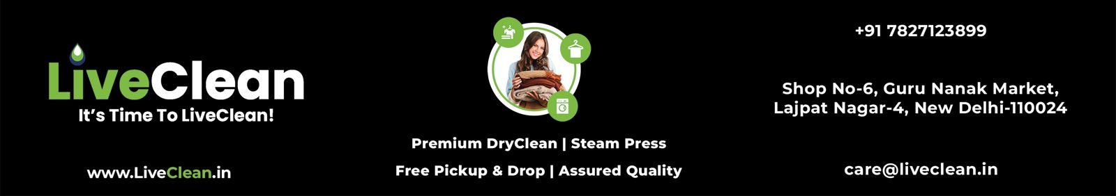 Contact-Us For Premium DryClean and Steam Press Services in Delhi-NCR